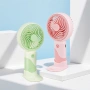6632 Мини вентилатор със стойка за телефон, 17 см, снимка 4