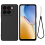 ZTE Blade A56 калъф – мек силикон, каишка за ръка, протектор, 4 цвята, снимка 1