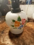 Старинна висяща лампа с оригинален абажур, снимка 2