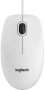 🎁Подарявам с друга покупка!!! Мишка Logitech B100, Бяла, снимка 1