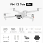 Промоция дрон Xiaomi Fimi X8 Tele Max Combo, 20 км, 47 минути,30 zoom, 48Мр камера+хъб за 3 батерии, снимка 1