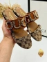 Gucci Нови Луксозни Дамски Чехли Различни Цветове , снимка 6