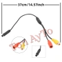 Преходна Букса 4 Пина Pin към RCA (AV) за Камера за Задно Виждане, снимка 8