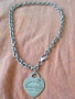 TIFFANY & Co. ШАРМАНТНО БУТИКОВО СРЕБЪРНО КОЛИЕ ЧОКЪР ЛАНЕЦ СРЕБРО 925 ТИФАНИ с БЯЛА ПОЗЛАТА 50058, снимка 18