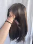 НОВА Кафява естествена перука! 100% високо качество, снимка 4