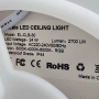 LED плафон за баня YILale 30 см – 24W, IP44, снимка 5