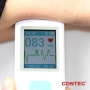 Преносим ЕКГ/ЕКГ монитор CONTEC с компютърен софтуер, електрокардиограма, Bluetooth, пулсомер, снимка 4