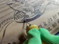 Ръчно пирографирана дъска Софора за мезета , снимка 4