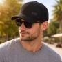 Мъжка шапка Jockey памучна сива с patch Sport_1261188, снимка 4