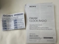 SONY ICF-C414-часовник радио, снимка 9
