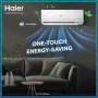 Haier REVIVE+ 18,000 BTU Air Conditioner, Wi-Fi, Wi-Fi Easy Pair, I Feel, Coanda Plus, 56º Steri-Cle, снимка 2