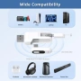 YOCOWOCO UT02 Bluetooth адаптер за PS5, Nintendo Switch и PC – USB-C / USB-A, aptX Low Latency, снимка 5
