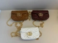 Gucci Нова Дамска Кожена Чанта Гучи Различни Цветове , снимка 2