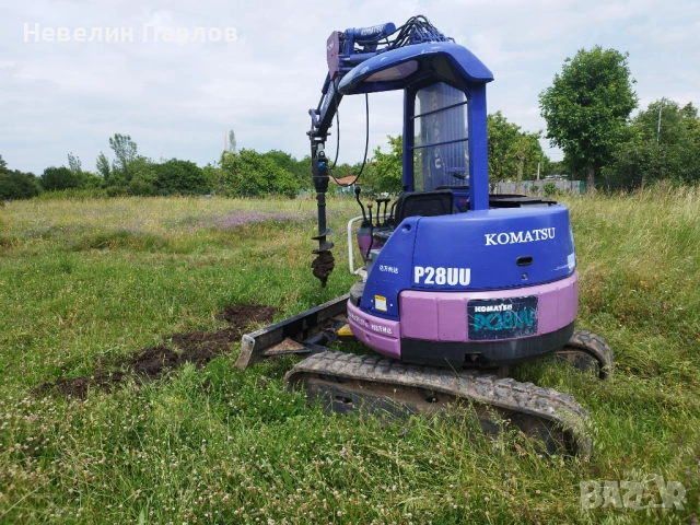 Услуги с мини багер и бобкат