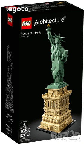 НОВО ЛЕГО 21042 АРХИТЕКТУРА - Статуята на свободата  LEGO 21042 Architecture Statue of Liberty 21042