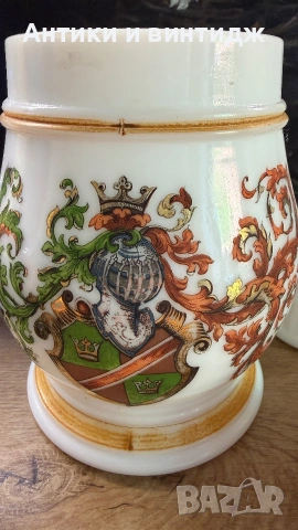 Млечно стъкло milk glass, снимка 10 - Други ценни предмети - 55085169