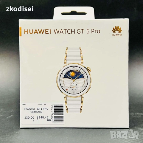 Smart часовник HUAWEI - GT5 PRO CERAMIC
