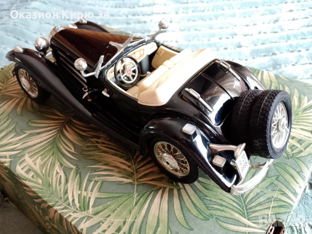 Burago Mercedes Benz 500 K Roadster , снимка 6 - Колекции - 55261236