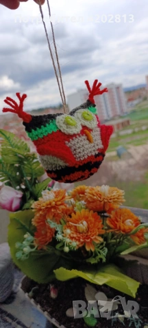 Ръчна изработка . Плетени Бухалчета . Сувенири , снимка 9 - Декорация за дома - 54289599