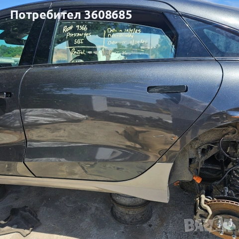 задна лява врата за Хюндай Йоник 6, снимка 3 - Части - 53806468