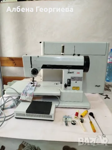 Метална шевна машина PFAFF 285 West Germany, снимка 8 - Шевни машини - 55433291