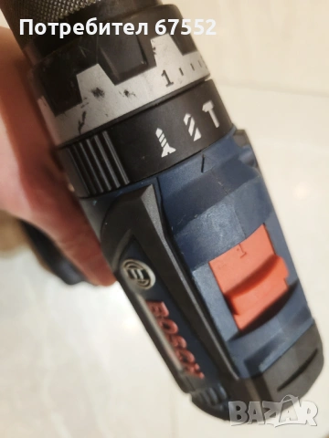 Bosch GSB 18V-60 безчетков винтоверт, отличен, цена 56 EUR без коментар!, снимка 6 - Винтоверти - 54643490
