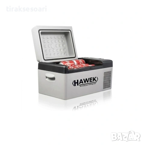 Портативен компресорен хладилник HAWEK C20 20L – 12V/24V/220V с охлаждане и замразяване, снимка 5 - Аксесоари и консумативи - 54642610