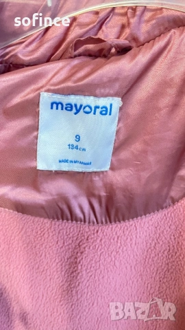 Зимна шуба/ яке за момиче Mayoral, снимка 4 - Детски якета и елеци - 54311712