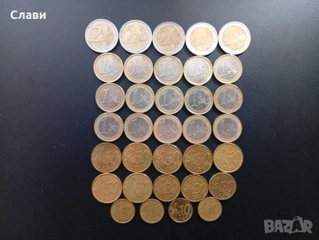 2 Евро/1 Евро/0.50 Цента/0.20 Цента/0.10 Цента/2 Euro/1 Euro, снимка 10 - Нумизматика и бонистика - 53980628