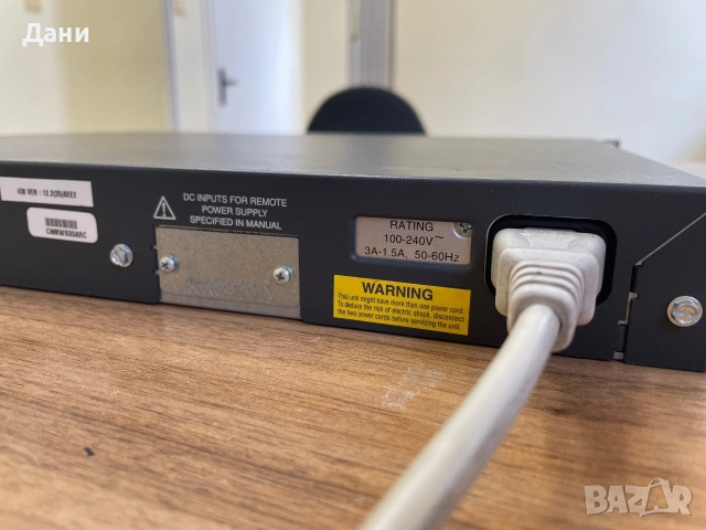 Гигабитов Суич Cisco Catalyst 3750G, снимка 5 - Суичове - 55228669