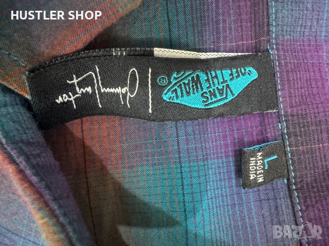 Мъжка риза VAN'S. Размер L, снимка 4 - Ризи - 54347135