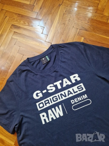 Страхотна мъжка тениска G STAR RAW размер XL , снимка 3 - Тениски - 55193537