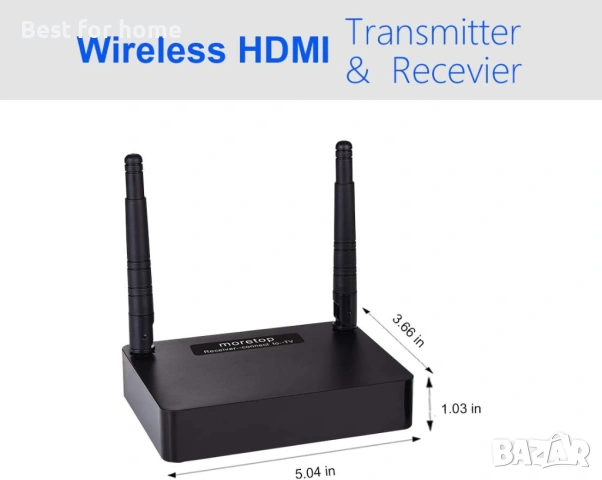 Безжичен HDMI предавател, снимка 6 - Друга електроника - 54935131
