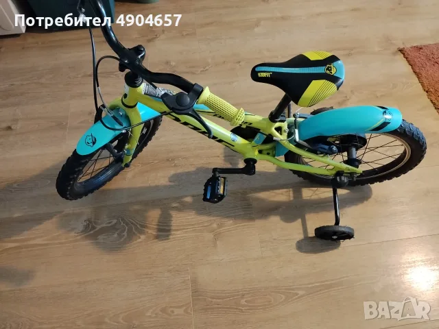 Детско колело DRAG 16" с помощни колела – без забележки, снимка 2 - Детски велосипеди, триколки и коли - 55500838