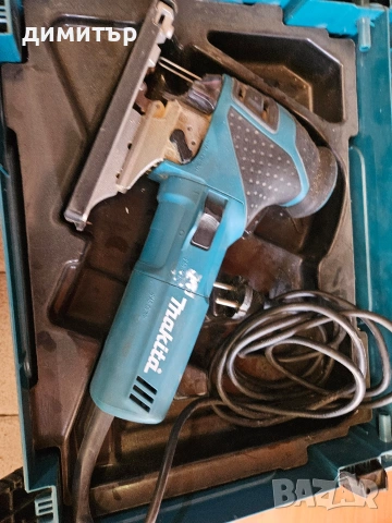 Оригинално зеге Makita 4351CTJ – 720W, в куфар + 6 нови ножа Bosch