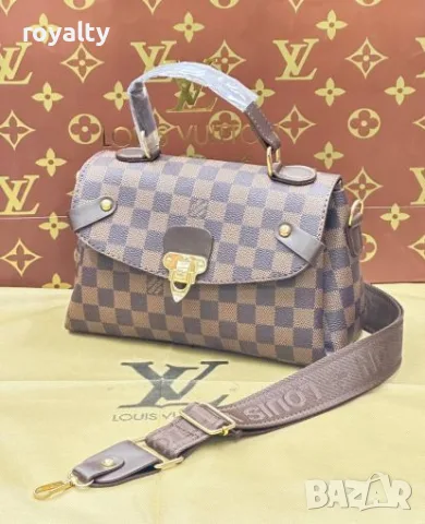 Louis Vuitton Нова Дамска Кожена Чанта Луи Витон 