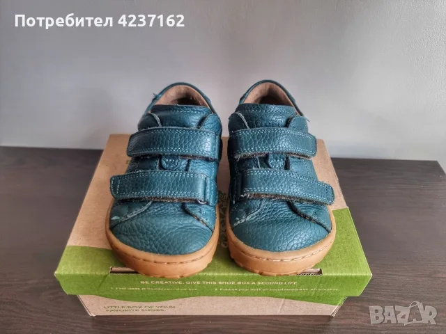 Кожени боси обувки Froddo Barefoot Base Petroleum G3130276-4, снимка 2 - Детски обувки - 55605397