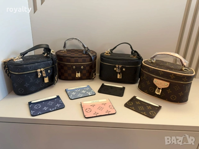 Louis Vuitton Чанта Визитник Различни Цветове Луи Витон 