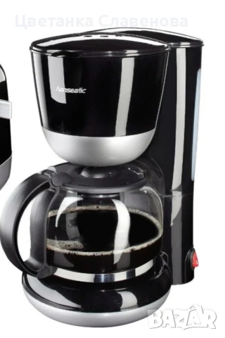 Кафемашина с филтър Hanseatic 1.25 л ,10 чаши кафе , 870 W, снимка 3 - Кафемашини - 54700507