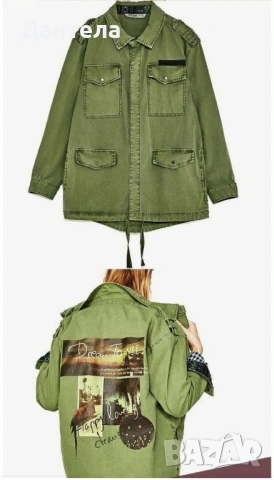 ZARA дамско жестоко сако/ риза, снимка 2 - Сака - 54228423