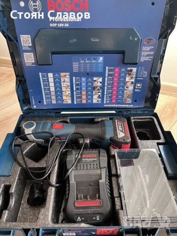 Bosch Мултифункционален инструмент с батерия  18 V, 20000 вибрации/мин,