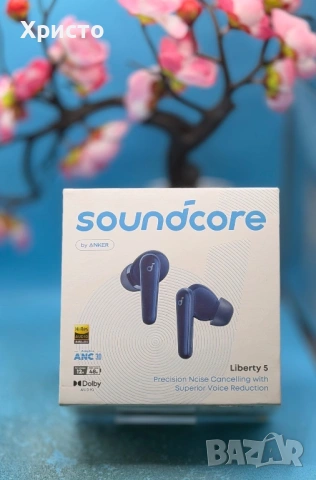 НОВО!!! Слушалки In-Ear Anker SoundCore Liberty 5, True Wireless, Bluetooth, ANC, Автономия 48 часа, снимка 3 - Bluetooth слушалки - 54483785