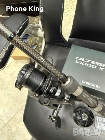 Комплект 2бр. Шаранджийски въдици Shimano TX9 + макари + подаръци!, снимка 3 - Въдици - 55065433