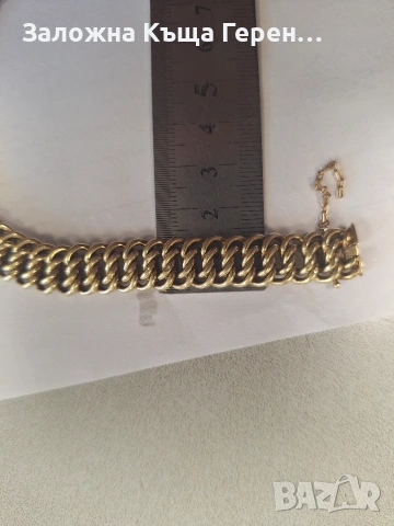 Златна гривна 19.34гр,14к