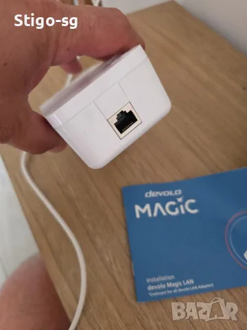 Powerline адаптер devolo Magic 1 LAN 1-1 (G.hn 1200 Mbps) – Като нов, снимка 2 - Приемници и антени - 55642488