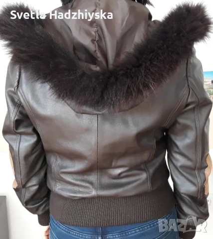 Дамско кожено яке SANPAULI, снимка 4 - Якета - 54630166
