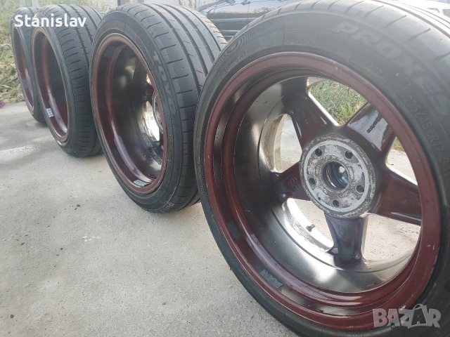 Джанти AZEV / ATEV 17 " 5x112 спорт пакет 8.5j ET 20 и 10j ET 22, снимка 13 - Гуми и джанти - 55093271