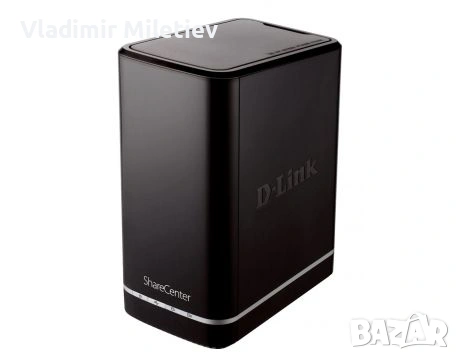 NAS D-Link DNS-320L + 2x500GB WD Blue – мрежово хранилище (2 Bay)