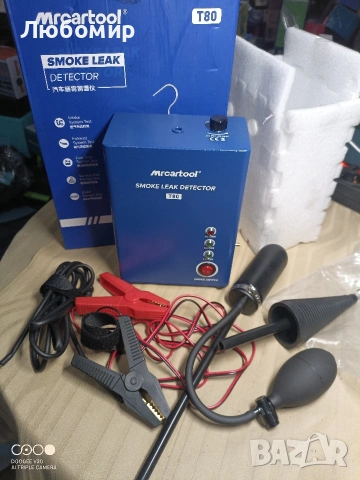 MRCARTOOL T80 EVAP Автомобилна машина за дим с въздушна помпа, детектор за течове на гориво , снимка 2 - Други инструменти - 54414515