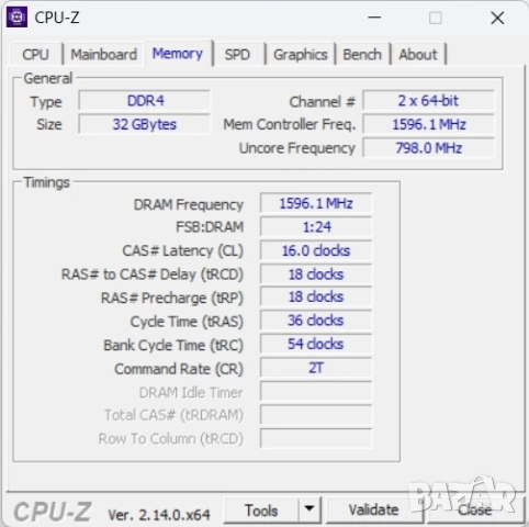 памет RAM Micron Crucial 32GB (2x 16Gb) DDR4 3200 CL16 Dual Kit, снимка 3 - RAM памет - 54935543